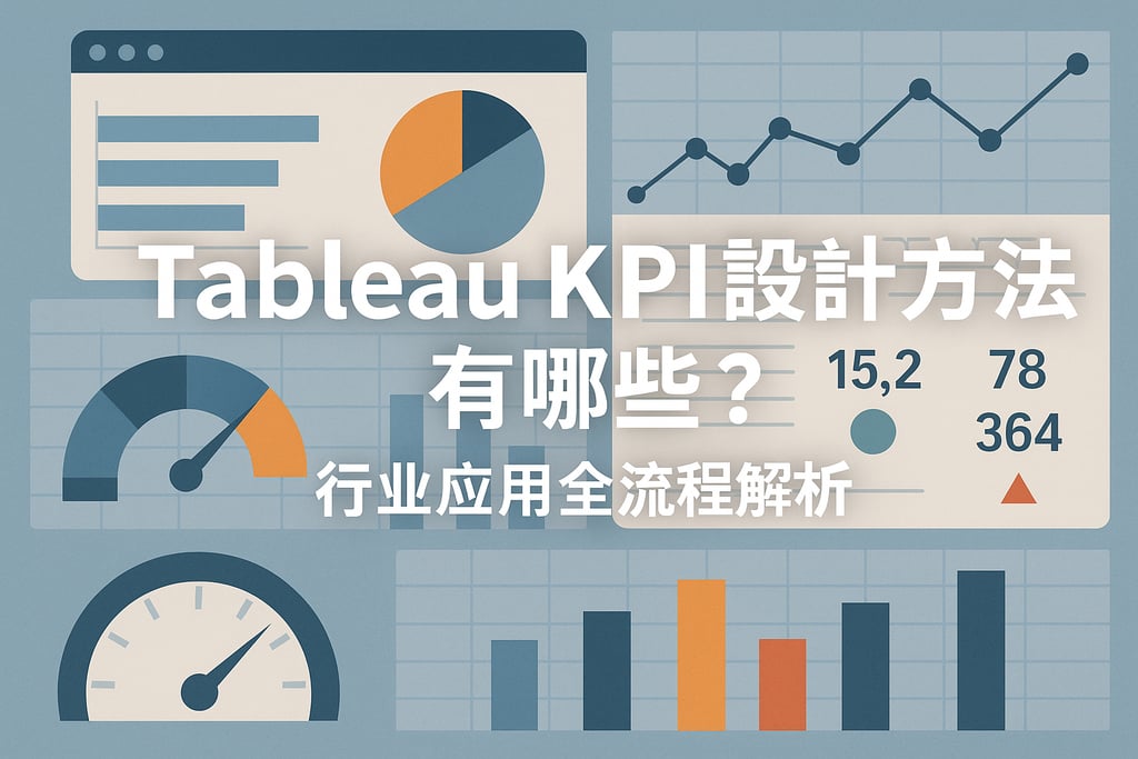 Tableau KPI设计方法有哪些？行业应用全流程解析